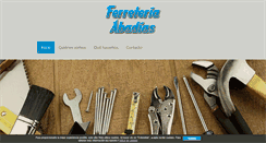 Desktop Screenshot of ferreteriaabadias.com